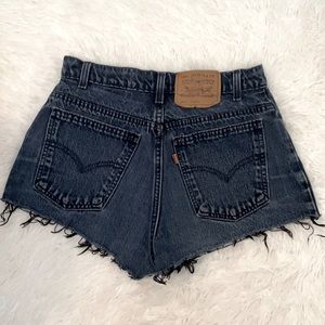 Levi’s Vintage Orange Tab Repurposed Denim Shorts